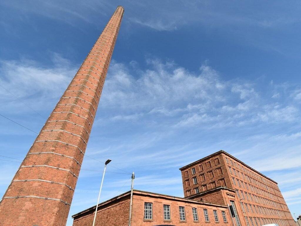 The Engine House At Dixons Chimney Near Carlisle Castle Unique Historic Apartment With 65 Inch Sky Glass And Private Parking Bagian luar foto